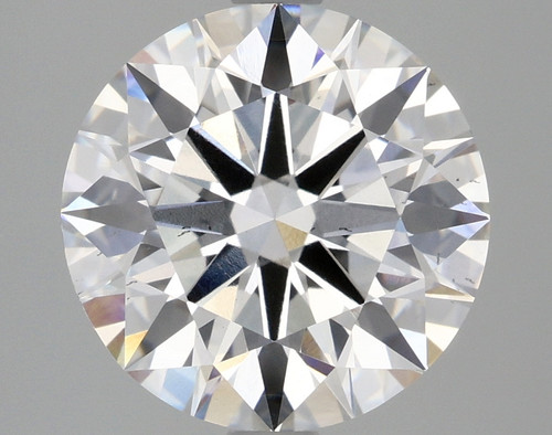 3.77 Carat Round Cut Lab Grown