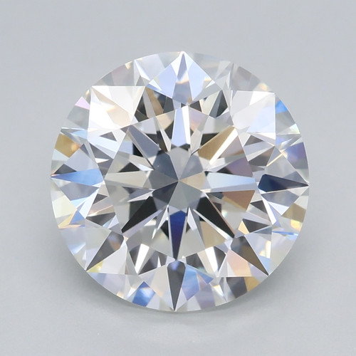 2.55 Carat Round Cut Lab Grown