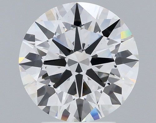 3.33 Carat Round Cut Lab Grown
