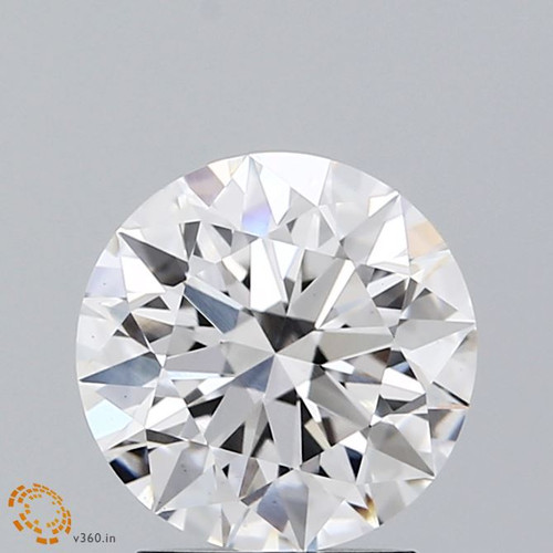 1.92 Carat Round Cut Lab Grown