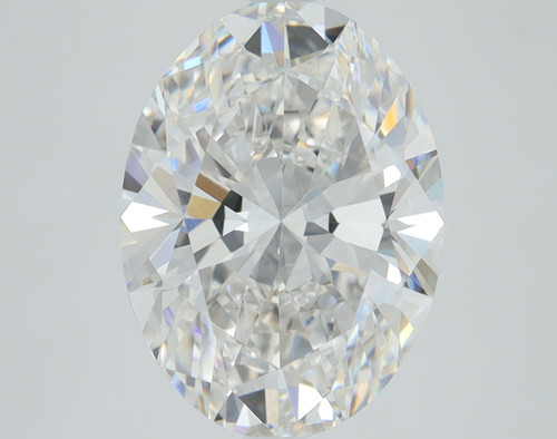 3.84 Carat Oval Lab Grown