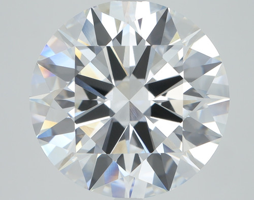 6.52 Carat Round Cut Lab Grown