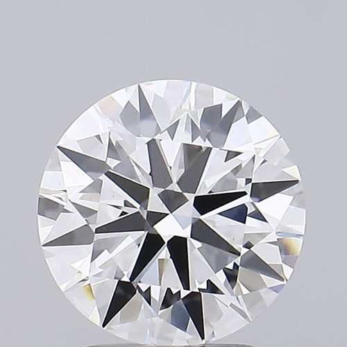 2.52 Carat Round Cut Lab Grown