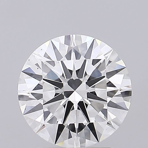 2.62 Carat Round Cut Lab Grown