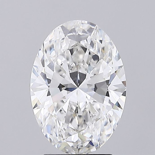 2.96 Carat Oval Lab Grown