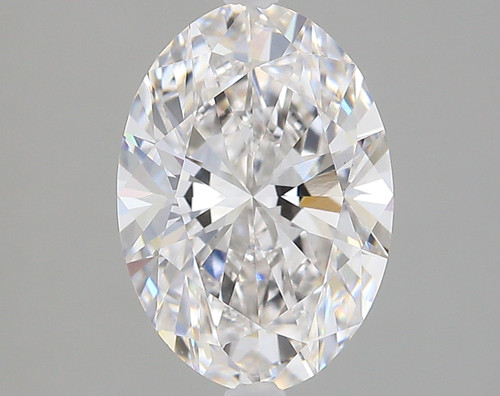 3.07 Carat Oval Lab Grown