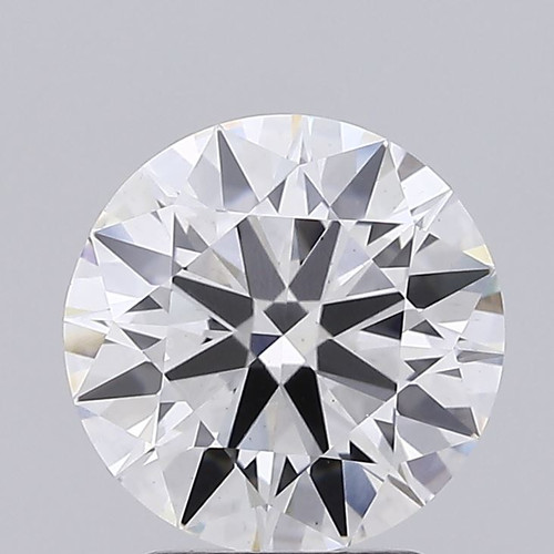 2.74 Carat Round Cut Lab Grown