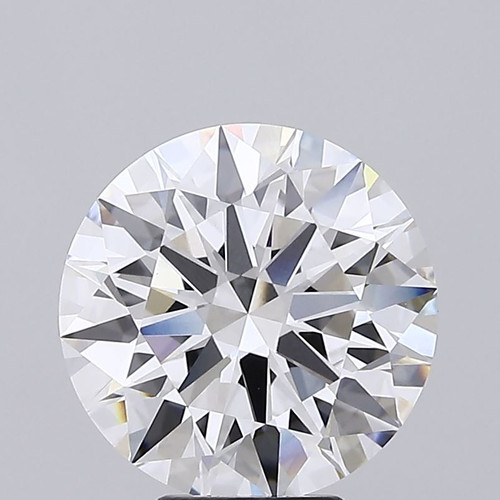 6.36 Carat Round Cut Lab Grown