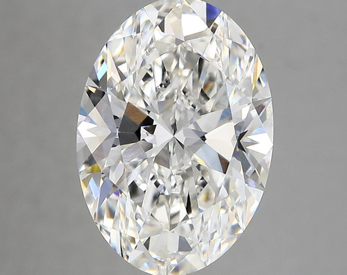 5.21 Carat Oval Lab Grown
