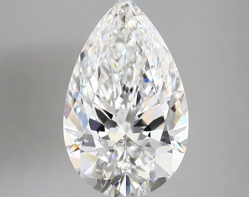5.38 Carat Pear Lab Grown