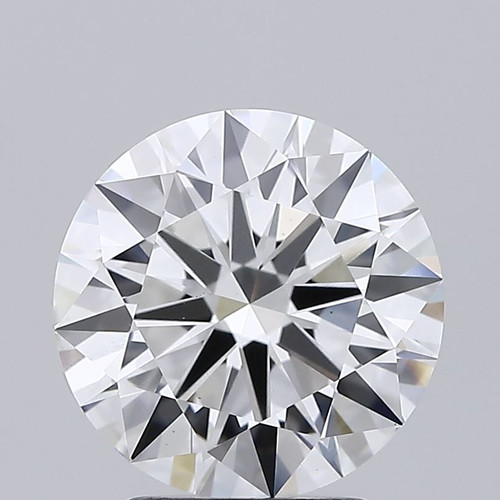 3.02 Carat Round Cut Lab Grown