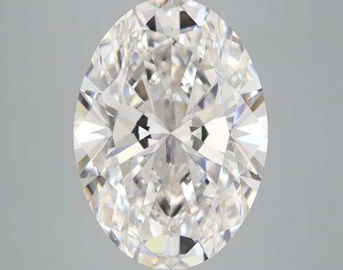 5.46 Carat Oval Lab Grown