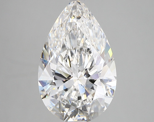 3.68 Carat Pear Lab Grown
