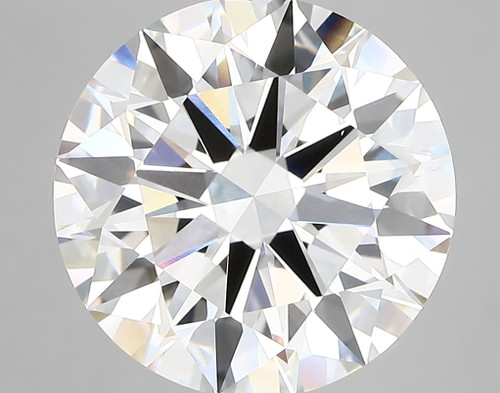 6.03 Carat Round Cut Lab Grown