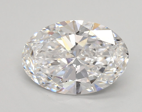 2.96 Carat Oval Lab Grown