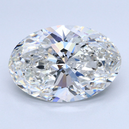5.52 Carat Oval Lab Grown