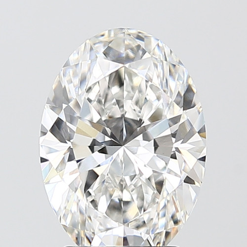 3.08 Carat Oval Lab Grown