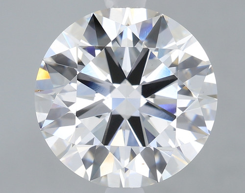 3.37 Carat Round Cut Lab Grown