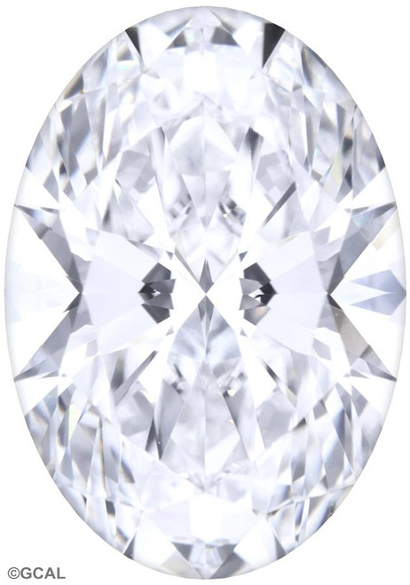 3.07 Carat Oval Lab Grown