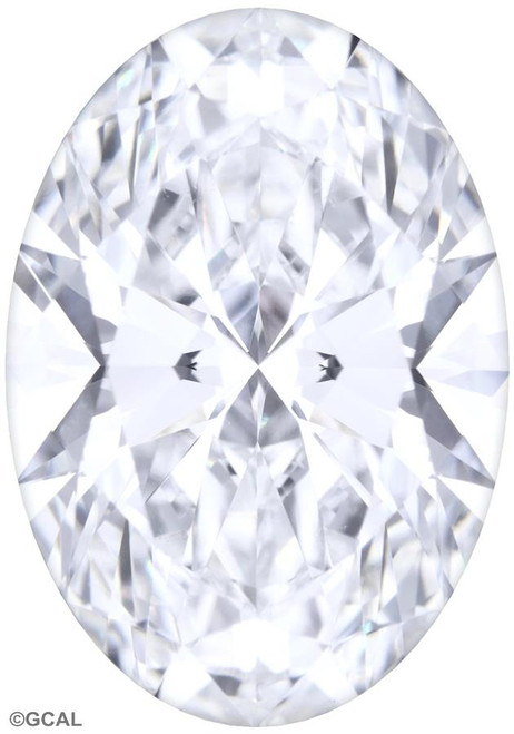 3.08 Carat Oval Lab Grown