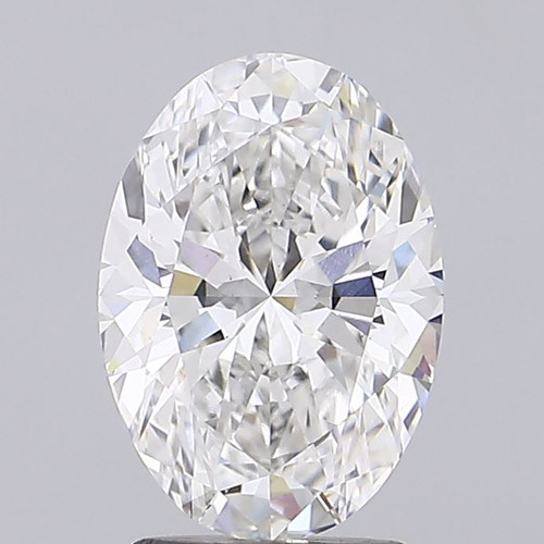 2.42 Carat Oval Lab Grown