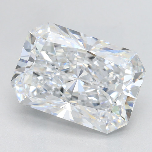 3.44 Carat Radiant Lab Grown