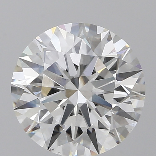 4.03 Carat Round Cut Lab Grown