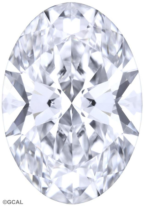 2.93 Carat Oval Lab Grown