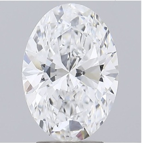 3.05 Carat Oval Lab Grown