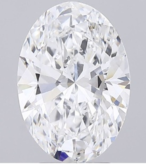 3.58 Carat Oval Lab Grown