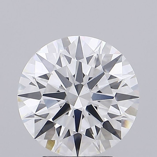 3.27 Carat Round Cut Lab Grown 3.27 Carat Round Cut Lab Grown