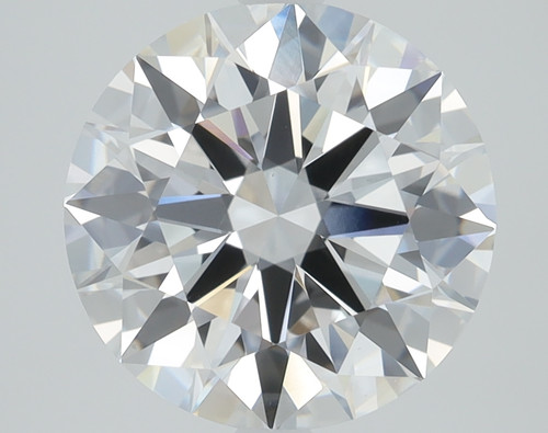 3.08 Carat Round Cut Lab Grown