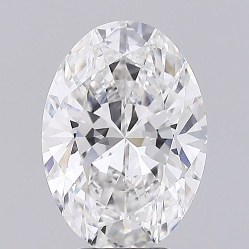 2.98 Carat Oval Lab Grown