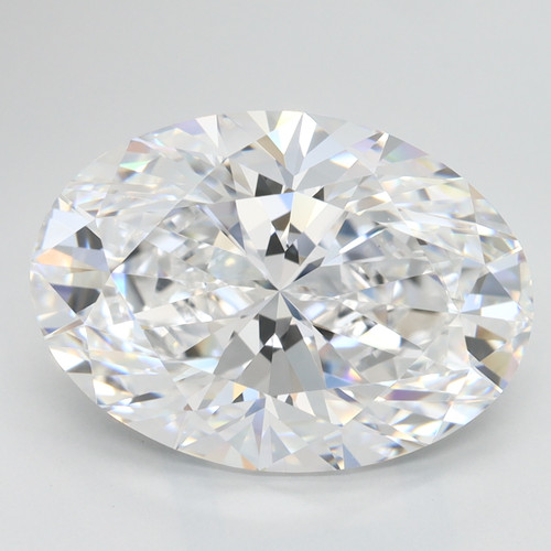 5.72 Carat Oval Lab Grown