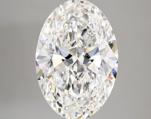 6.18 Carat Oval Lab Grown