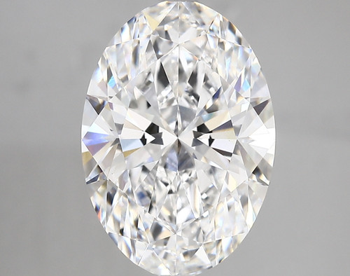 4.82 Carat Oval Lab Grown
