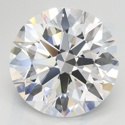 3.69 Carat Round Cut Lab Grown
