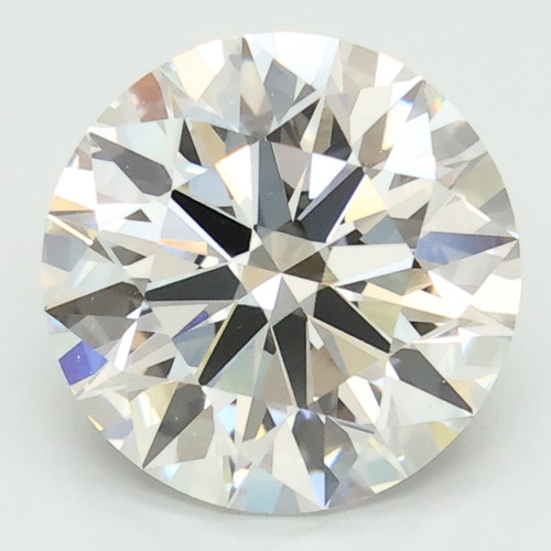 3.09 Carat Round Cut Lab Grown