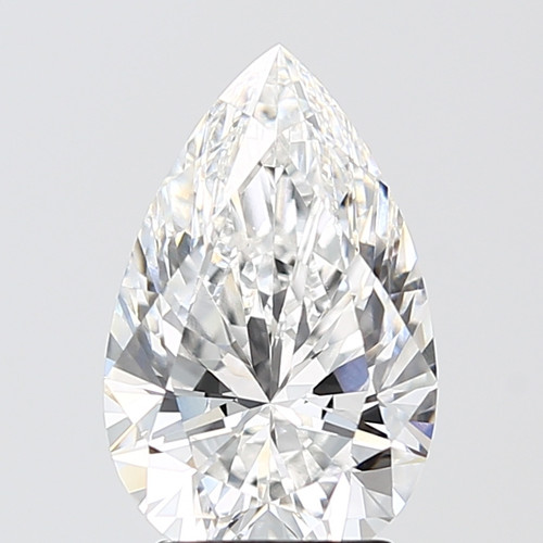 3.07 Carat Pear Lab Grown