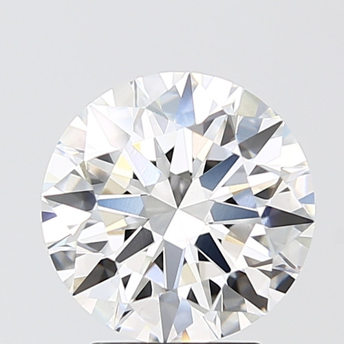 3.08 Carat Round Cut Lab Grown
