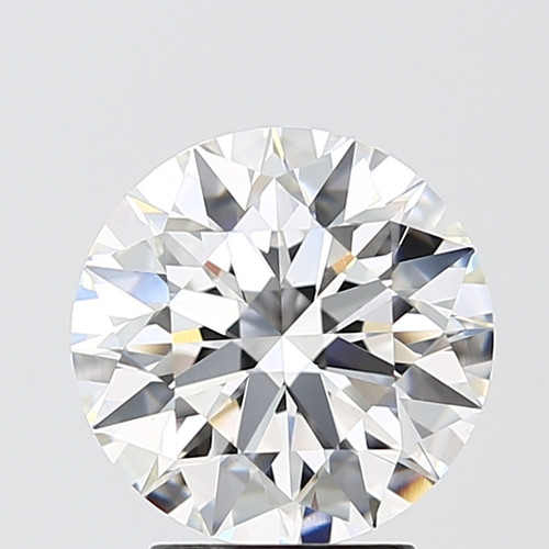 3.08 Carat Round Cut Lab Grown