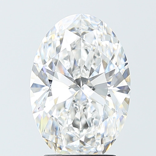 3.08 Carat Oval Lab Grown
