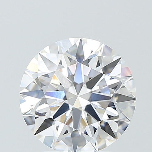 3.08 Carat Round Cut Lab Grown