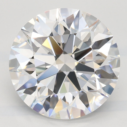 3.66 Carat Round Cut Lab Grown