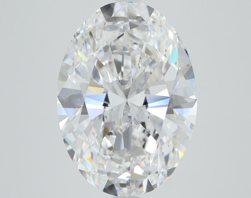 5.58 Carat Oval Lab Grown