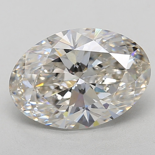 3.83 Carat Oval Lab Grown