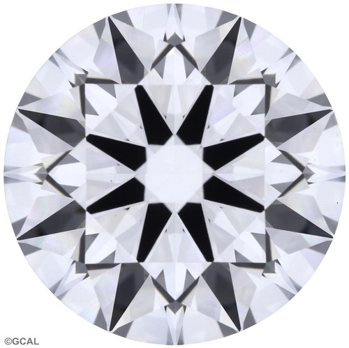 3.08 Carat Round Cut Lab Grown