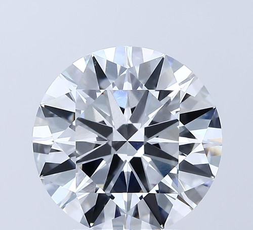 3.51 Carat Round Cut Lab Grown