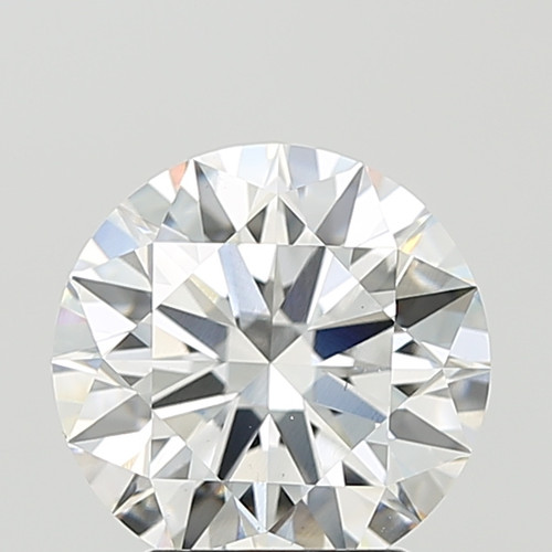 2.60 Carat Round Cut Lab Grown