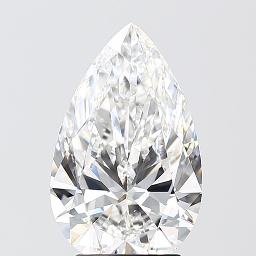 3.06 Carat Pear Lab Grown
